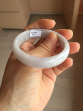 Load image into Gallery viewer, 51.5mm certified 100% Natural type A light purple white Jadeite Jade bangle PA245-4673