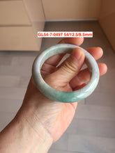 Load image into Gallery viewer, 52-60mm certified Type A 100% Natural green yellow purple gray black Jadeite Jade bangle GL54