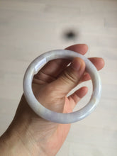 Load image into Gallery viewer, 59mm Certified type A 100% Natural white/light purple Jadeite bangle AC75-0312