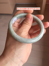 Load image into Gallery viewer, 56-57mm Type A 100% Natural dark green/black/blue Jadeite Jade bangle (with defects) group GL14