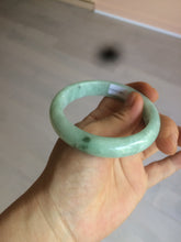Load image into Gallery viewer, 56.4mm 100% natural Type A sunny green/brown/white jadeite jade bangle AX47-2831