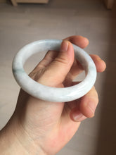 Load image into Gallery viewer, 59.8mm Certificated Type A 100% Natural White green Jadeite Jade bangle AA117-8441