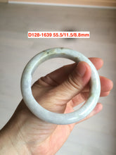 Load image into Gallery viewer, 52-63mm certified Type A 100% Natural dark green/white/black Jadeite Jade bangle group with defects GL1