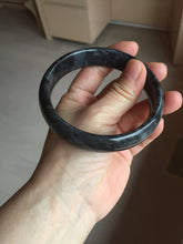 Load image into Gallery viewer, 56-64mm 100% natural black/gray/white carbonate(Marble) bangle AW34