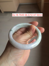 Load image into Gallery viewer, Sale! Certified type A 100% 53-61mm Natural green/white/purple Jadeite bangle group GL2