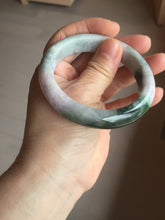 Load image into Gallery viewer, 55.5mm Certified 100% natural Type A dark green/purple Emerald Vale jadeite jade bangle PB94-8988