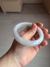 Load image into Gallery viewer, 58mm Certificate icy waterly light purple white orange jadeite jade bangle BF134-2650