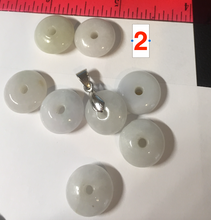 Load image into Gallery viewer, 14mm Type A 100% Natural white light green purple yellow Jadeite Jade abacus bead pendant group BP91 Add-on item