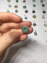 Load image into Gallery viewer, Type A 100% Natural Icy Watery Green Blue Yellow Freeform Light Heart Free Soul Design Jadeite Jade Pendant Group BS125