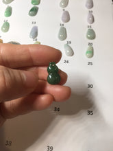 Load image into Gallery viewer, 100% Natural type A sunny green white purple yellow Jadeite Jade blessed melon pendant group PA209
