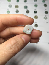 Load image into Gallery viewer, Type A 100% Natural Icy Watery Green Blue Yellow Freeform Light Heart Free Soul Design Jadeite Jade Pendant Group BS125