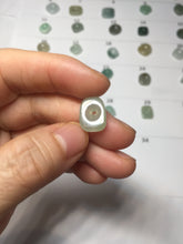 Load image into Gallery viewer, Type A 100% Natural Icy Watery Green Blue Yellow Freeform Light Heart Free Soul Design Jadeite Jade Pendant Group BS125