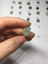 Load image into Gallery viewer, Type A 100% Natural Icy Watery Green Blue Yellow Freeform Light Heart Free Soul Design Jadeite Jade Pendant Group BS125