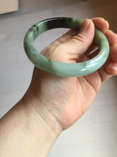 Load image into Gallery viewer, Sold. Please don't order. Thanks. 61mm Certified 100% natural Type A dark green/sunny green/black/red/brown jadeite bangle PD82-9786