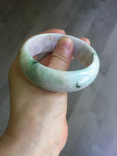 Load image into Gallery viewer, 54mm Certified type A 100% Natural sunny green/purple/yellow(Fu LU SHOU) Jadeite bangle BN61-1736