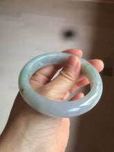 Load image into Gallery viewer, Reserved! Please don't order. 56.8mm certified type A 100% Natural icy watery green/white/brown/purple jadeite jade bangle Z127-4408