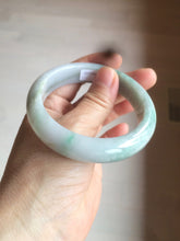 Load image into Gallery viewer, 56.4mm certificated Type A 100% Natural sunny green Jadeite Jade bangle Z129-2352