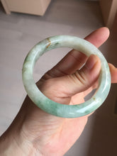 Load image into Gallery viewer, 55.5mm Certified 100% natural Type A fresh green yellow orange jadeite jade bangle BN1-6331