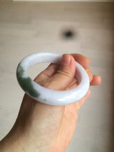 Load image into Gallery viewer, 53.3mm Certified 100% natural Type A olive green/white/purple jadeite jade bangle AZ24-5202