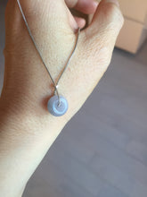 Load image into Gallery viewer, 10.5mm Type A 100% Natural purple green gray Jadeite Safety Guardian Button donuts pendant group PH121 Add on item