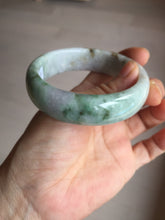 Load image into Gallery viewer, AllaboutjadeCanada.com only 56mm certified 100% natural Type A sunny green purple brown black jadeite jade bangle AZ175-0511 add on item