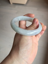 Load image into Gallery viewer, 55.6mm Certified type A 100% Natural light green/purple/white Jadeite bangle BK126-0252