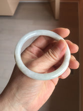 Load image into Gallery viewer, 55mm certified Type A 100% Natural light green red brown round cut Jadeite Jade bangle PH204-6199