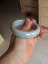 Load image into Gallery viewer, 54mm Certified type A 100% Natural sunny green/white/purple/red (Fu Lu Shou) chubby Jadeite bangle AZ132-9660