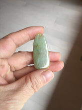 Load image into Gallery viewer, 100% Natural type A oily dark green/black Jadeite Jade safe and sound pendant group PC27
