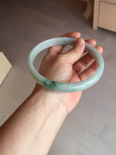 Load image into Gallery viewer, 80mm certified Type A 100% Natural synny green purple yellow(FU LU SHOU 福禄寿) plus size Jadeite Jade bangle BG212-5428
