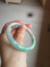 Load image into Gallery viewer, 56.9mm certified 100% natural Type A sunny green jadeite jade bangle L150-5348