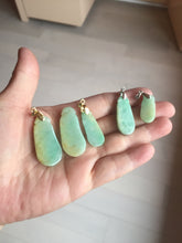 Load image into Gallery viewer, 100% natural type A sunny green yellow blessed melon 福瓜) Jadeite Jade pendant group PB52