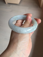 Load image into Gallery viewer, 56mm Certified Type A 100% Natural icy watery light green purple jadeite Jade bangle BK124-3398