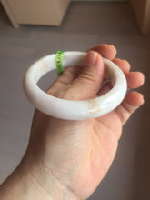 Load image into Gallery viewer, 56.5mm certified 100% natural Type A green purple brown jadeite jade bangle G77-5703