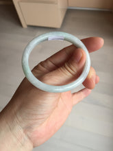 Load image into Gallery viewer, 49mm Type A 100% Natural light green oval Jadeite Jade bangle BM71