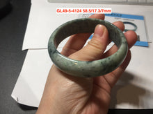 Load image into Gallery viewer, 58-64mm certified 100% Natural type A green/gray jadeite jade bangle group S33 (Clearance)