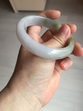 Load image into Gallery viewer, 57mm certified Type A 100% Natural dark green purple white Jadeite Jade bangle Y157-3002