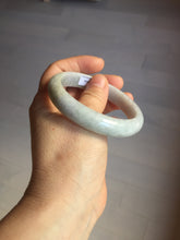 Load image into Gallery viewer, 56.5mm certified Type A 100% Natural purple white Jadeite Jade bangle D138-4044