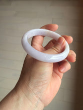 Load image into Gallery viewer, 56.1mm certified 100% Natural type A light purple white Jadeite Jade bangle PH194-8257