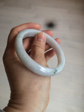 Load image into Gallery viewer, 58.9mm Certified Type A 100% Natural white/green/light purple Jadeite Jade bangle AZ23-5073