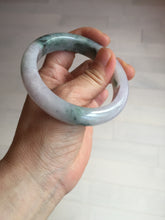 Load image into Gallery viewer, 55.9mm Certified 100% natural Type A light purple with sunny flying flowers jadeite jade bangle BL106-8719