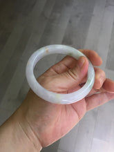 Load image into Gallery viewer, Sold.please do't order. thanks. 56mm Certified type A 100% Natural light purple white green yellow(LU FU SHOU)Jadeite bangle BN60-3559