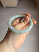 Load image into Gallery viewer, 54.8mm certified natural 100% natural Type A light green round cut jadeite jade bangle BP2-4990
