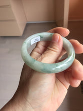 Load image into Gallery viewer, 52.3mm Certified Type A 100% Natural light green white Jadeite bangle PB290-3360