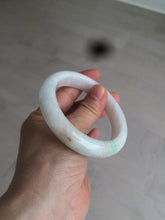 Load image into Gallery viewer, 57.6mm certified type A 100% Natural sunny green jadeite jade bangle AY52-1481