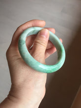 Load image into Gallery viewer, 55.8mm Certified 100% natural Type A sunny green jadeite jade bangle BM75-4431