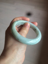 Load image into Gallery viewer, 57.4mm certified type A 100% Natural green/blue/purple jadeite jade bangle M81-2106
