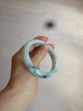 Load image into Gallery viewer, 58mm Certified Type A 100% Natural green/white Jadeite Jade bangle AX79-4354