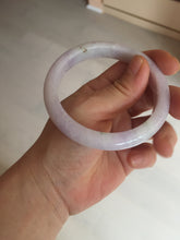 Load image into Gallery viewer, 57.5mm certified 100% natural type A light green/purple/yellow(FU LU SHOU) jadeite jade bangle BN82-8715