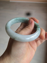 Load image into Gallery viewer, 56.4mm certificated Type A 100% Natural sunny green Jadeite Jade bangle Z128-2357